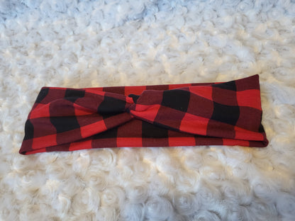Soft twist headbands - Plaids - wear multiple ways