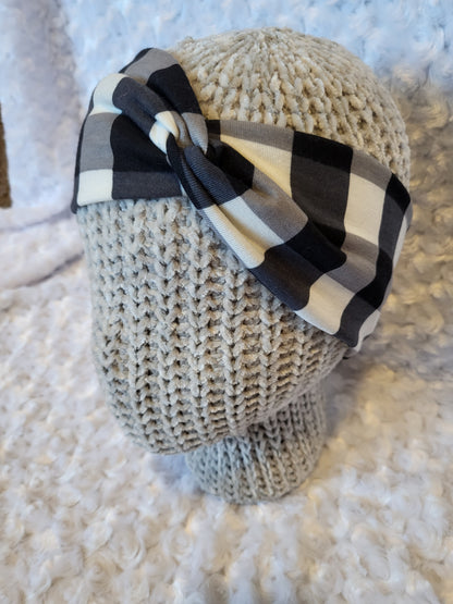 Soft twist headbands - Plaids - wear multiple ways