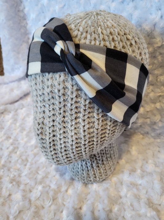 Soft twist headbands - Plaids - wear multiple ways