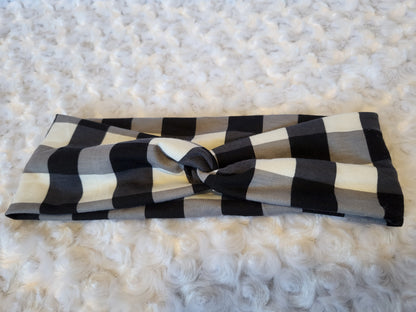 Soft twist headbands - Plaids - wear multiple ways