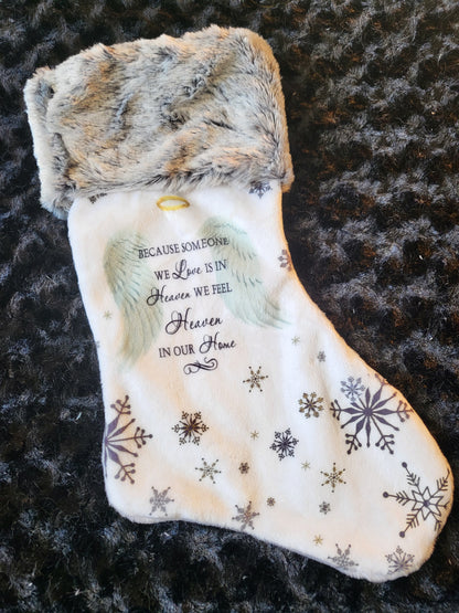 Personalized grief stocking