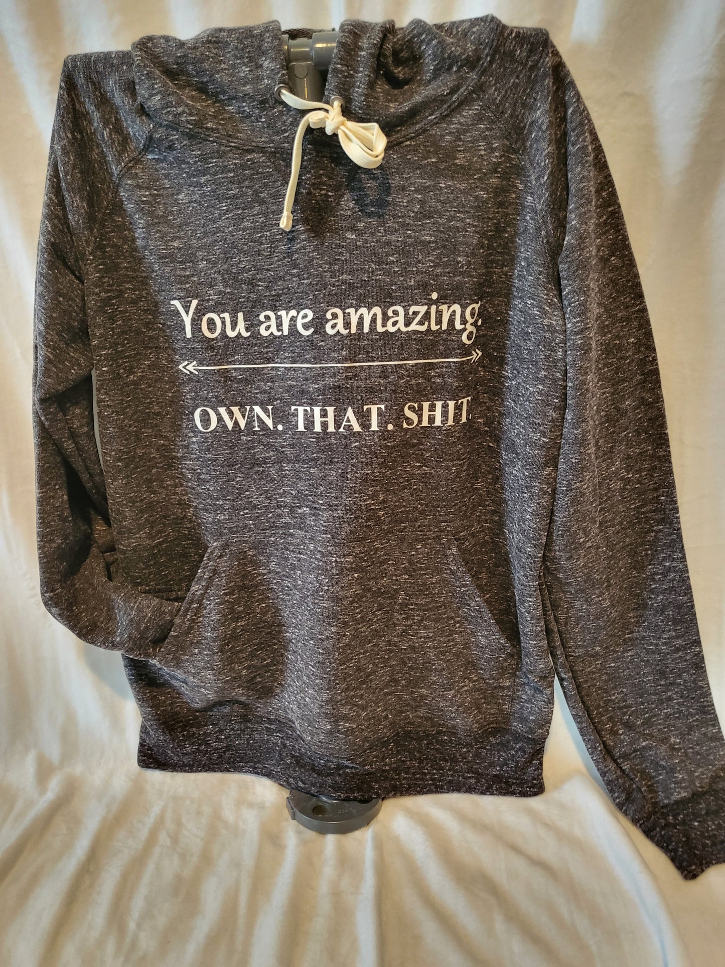Sassy Hoodies - You are amazing! Heather green